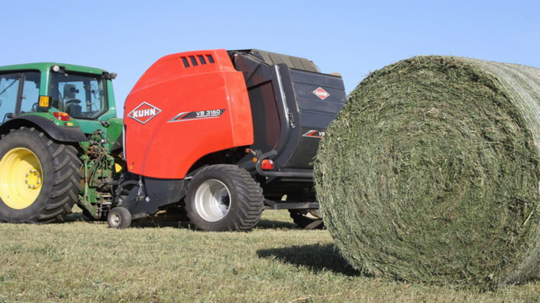 Kuhn incorpora rotoenfardadoras de cámara variable de la línea VB 3100