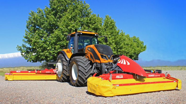 Valtra incorporó dos segadoras combinadas de la marca Fella
