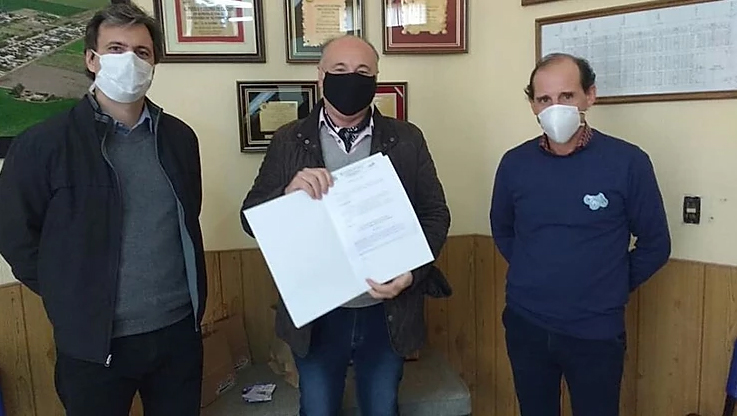 Acastello visitó Calchín y destacó sus potencialidades