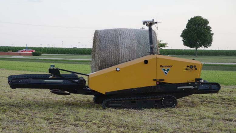 Vermeer diseñó un robot recolector de rollos