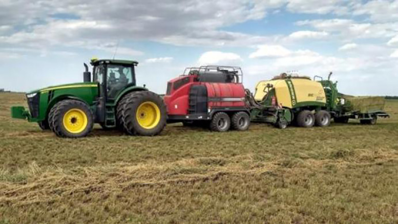 Heno de alfalfa: evaluación a campo de vaporizadora en la confección de megafardos