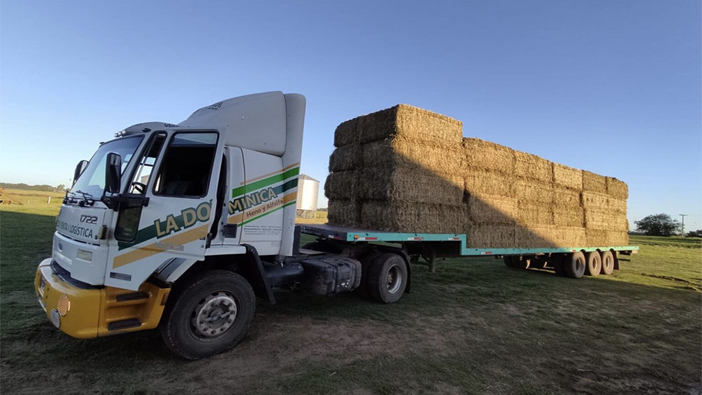 Envían megafardos pampeanos a Corrientes