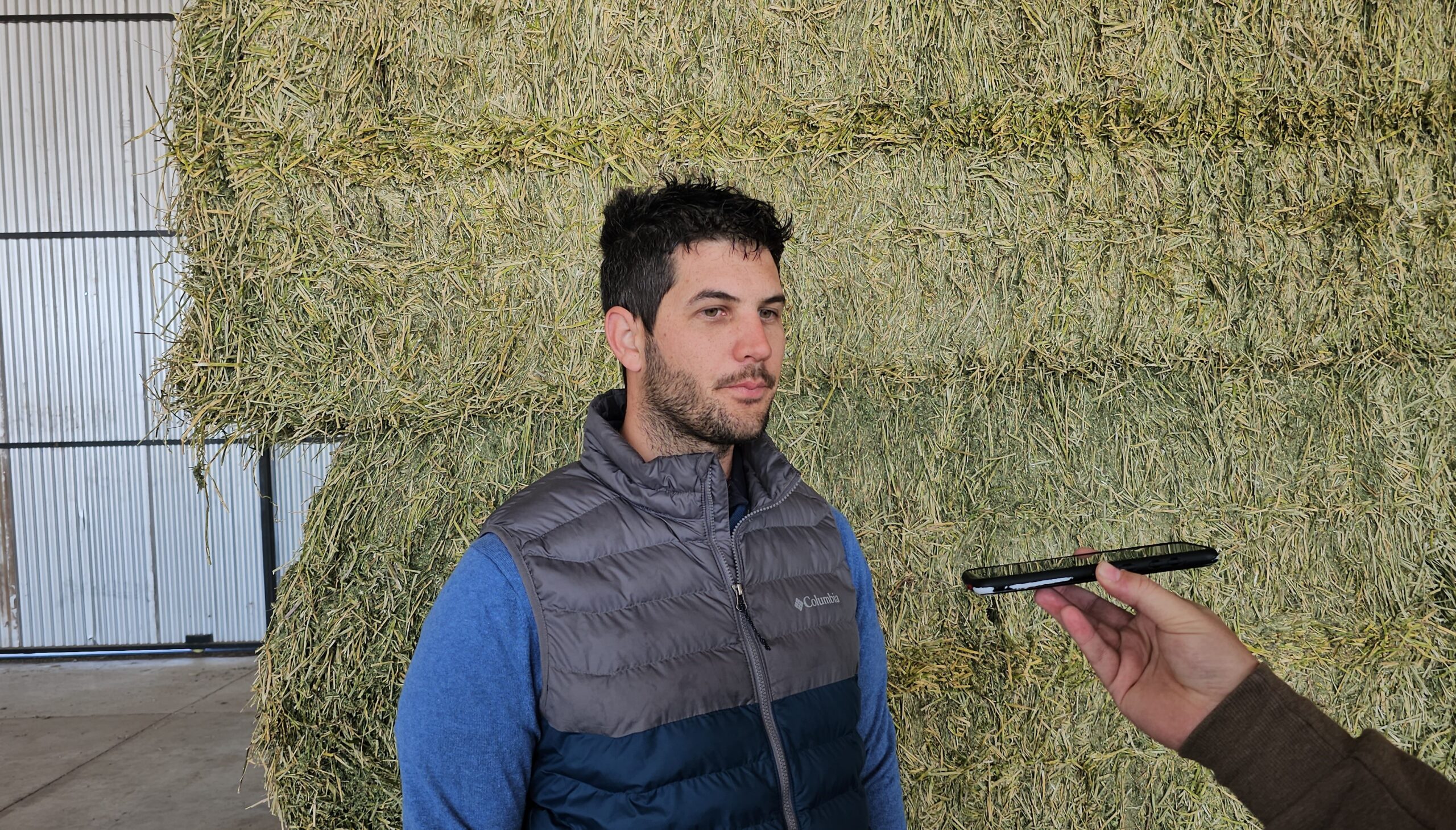 Un joven productor de alfalfa con objetivos muy claros