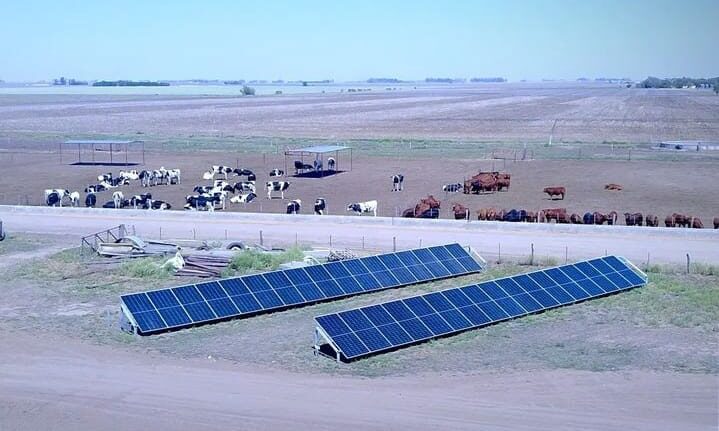 Jornada de bombeo 100% solar aplicado a riego