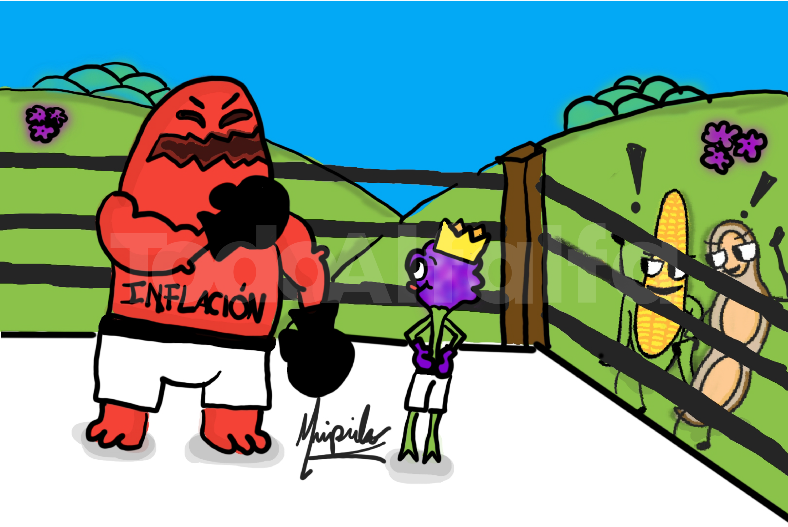 ¿Cómo le fue a la alfalfa contra la inflación?