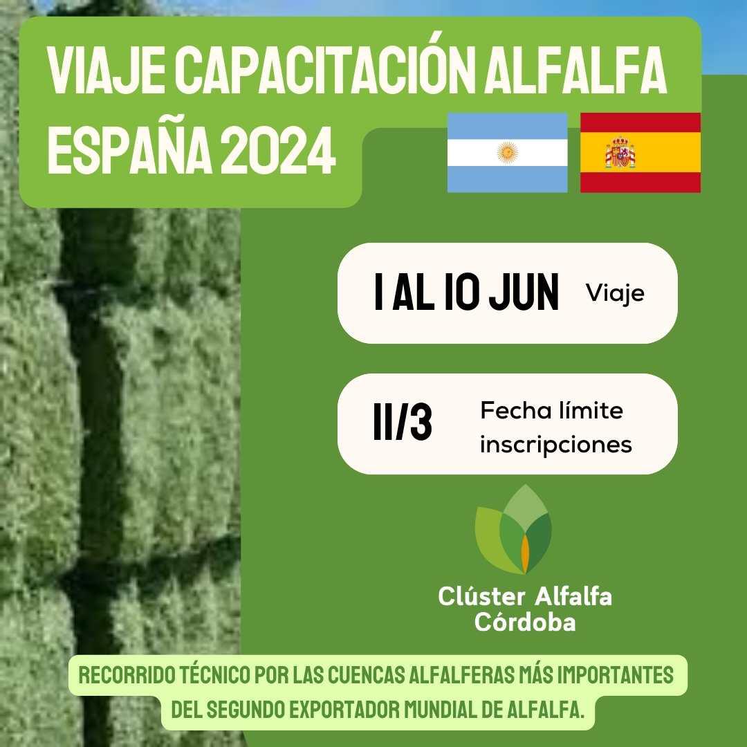 El Clúster de Alfalfa de Córdoba organiza un viaje de capacitación a España