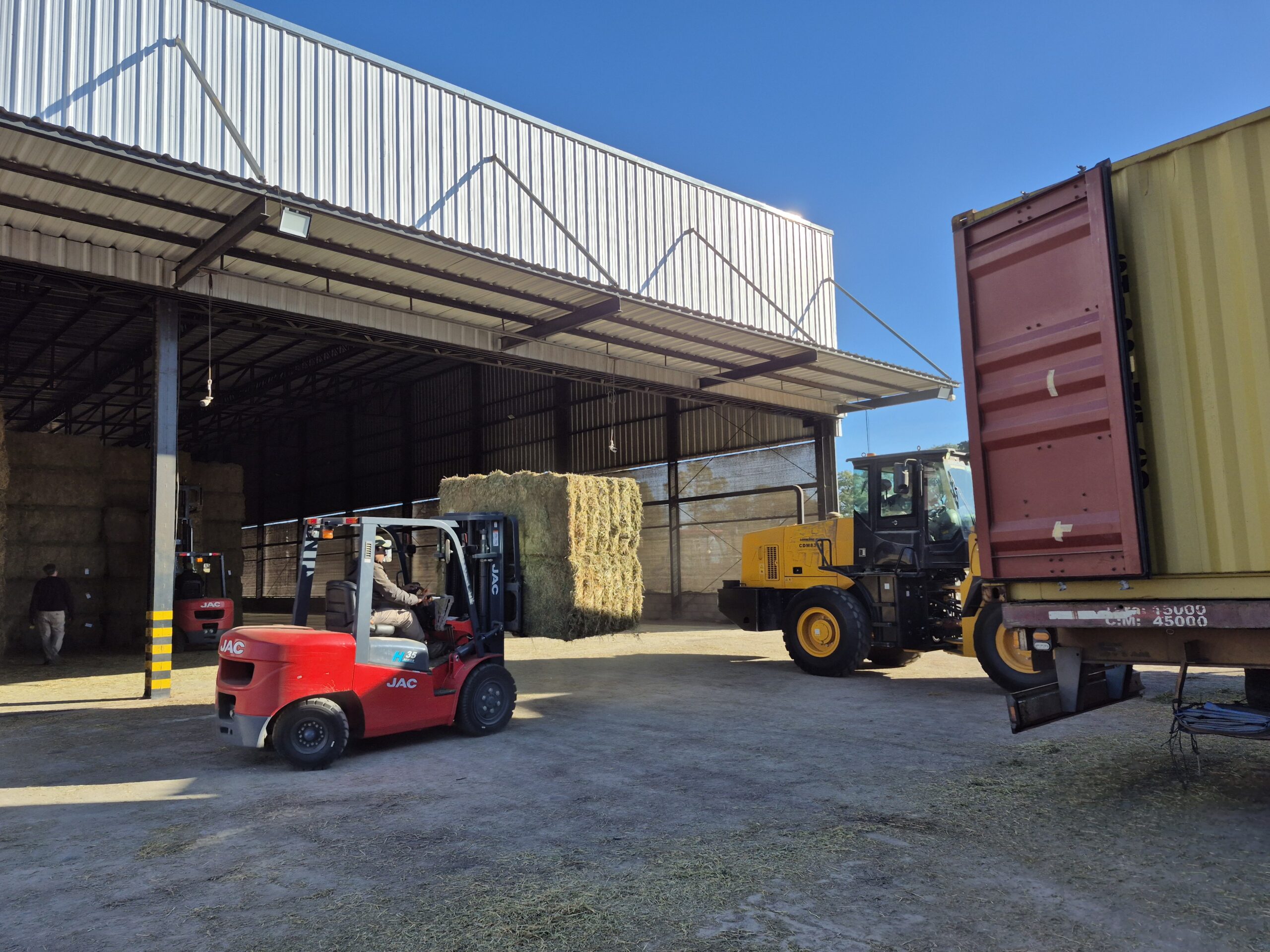 Cadaf exportó megafardos a Emiratos Árabes Unidos
