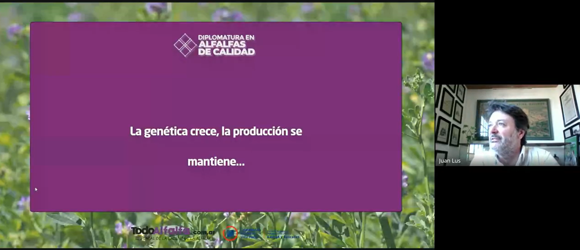 La genética crece, pero la producción se mantiene…