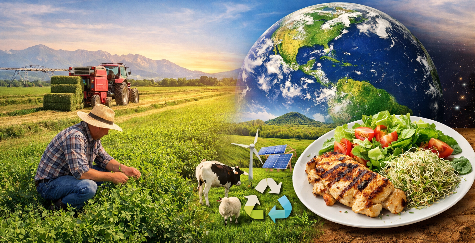 La alfalfa un cultivo clave para desarrollar una agricultura que piense en el plato y el planeta