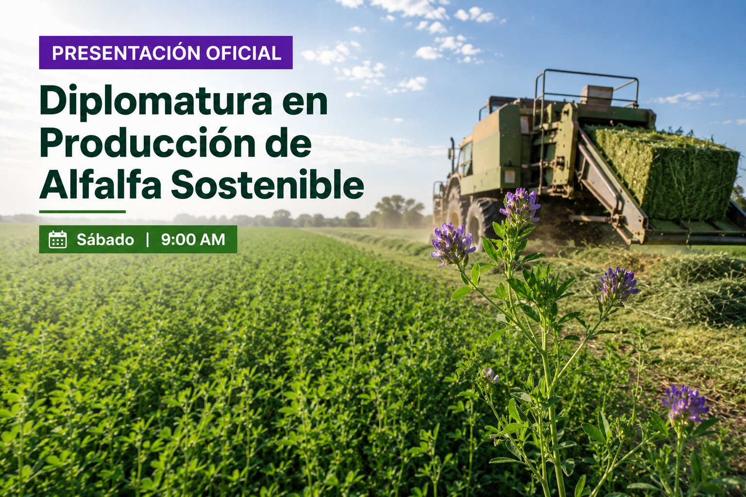 Inicia la Diplomatura en Producción de Alfalfa Sostenible