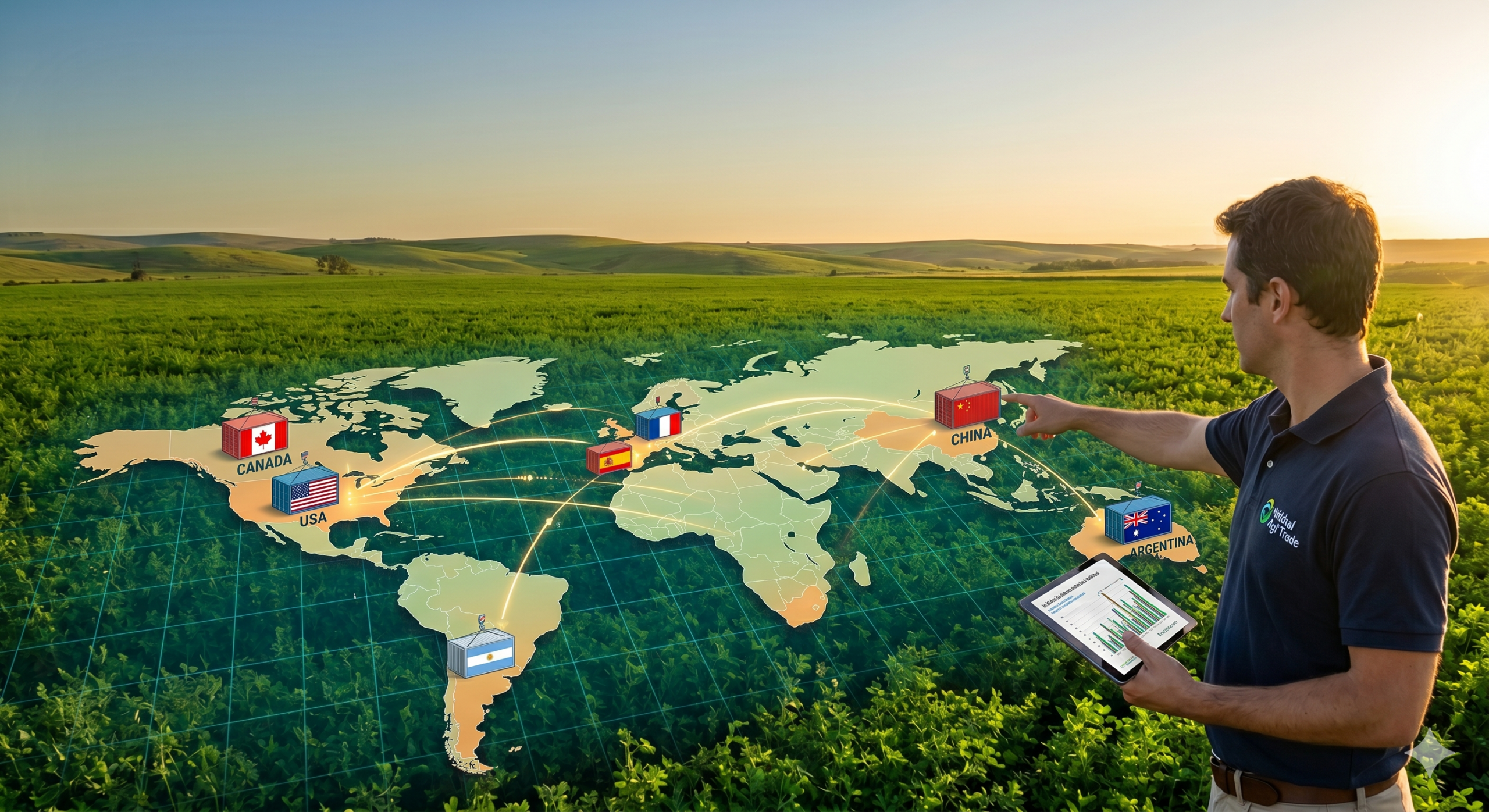 El tablero global de la alfalfa, la mirada de los principales países exportadores