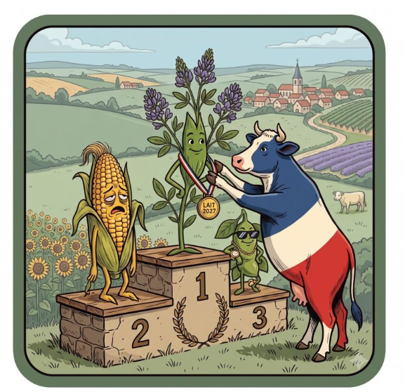 En Francia proponen 5 hectáreas de alfalfa por granja